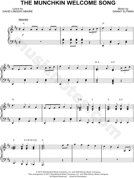 The Munchkin Welcome Song