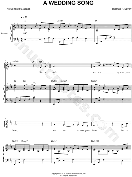 A Wedding Song