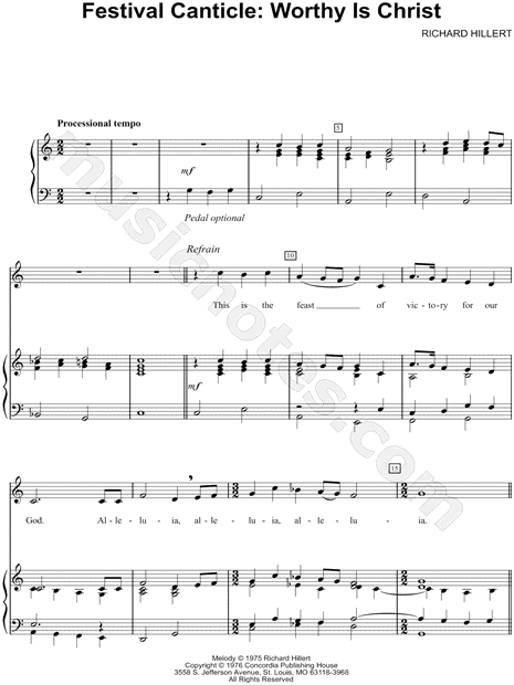 Festival Canticle: Worthy Is Christ