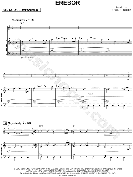 Erebor - Piano Accompaniment (Strings)