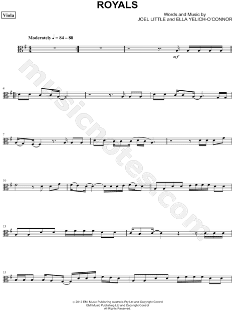 Royals - Viola