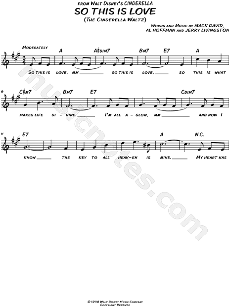 So This Is Love (The Cinderella Waltz)