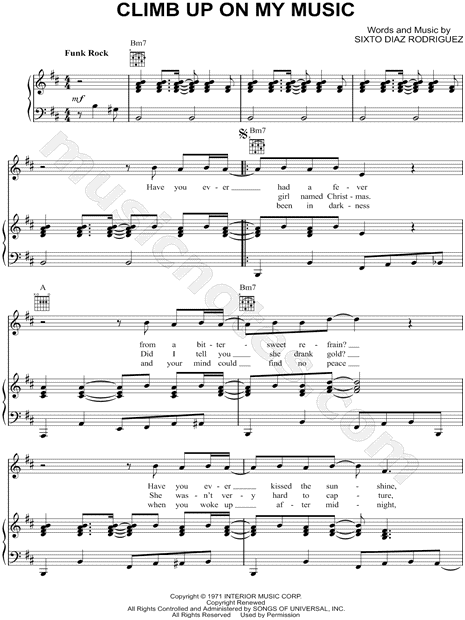 Climb Up on My Music