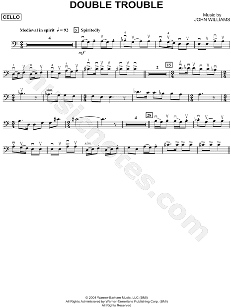 Double Trouble - Cello