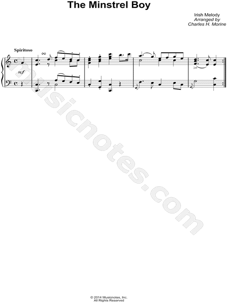 The Minstrel Boy