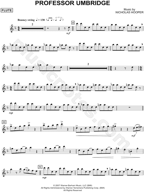 Professor Umbridge - Flute