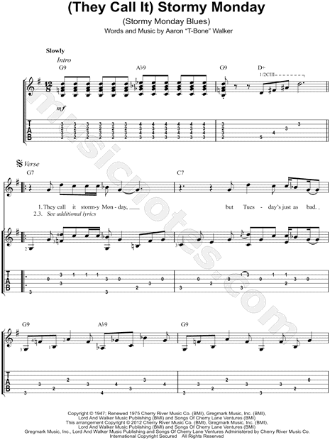 (They Call It) Stormy Monday