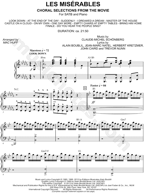 Les Misérables - Choral Selections from the Movie