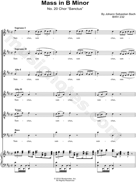 Mass in B Minor: III. Sanctus