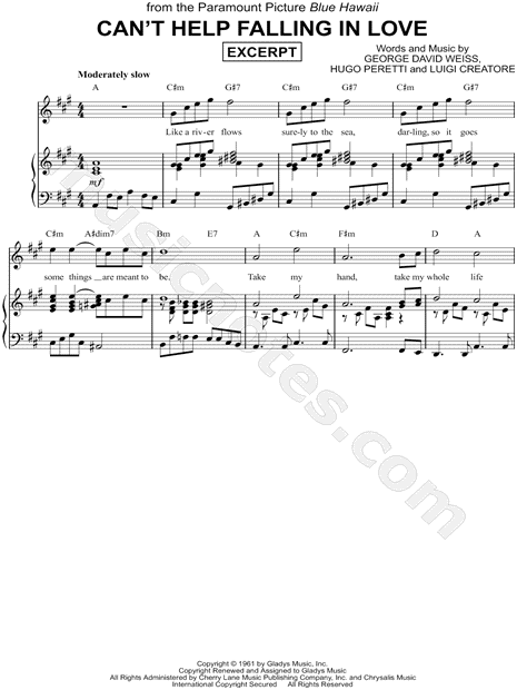 Can't Help Falling in Love [Excerpt]