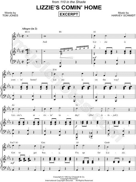 Lizzie's Comin' Home [Excerpt]