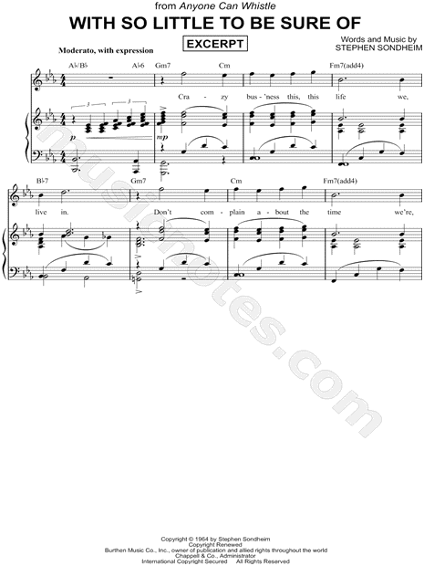 With So Little to Be Sure Of [Excerpt]