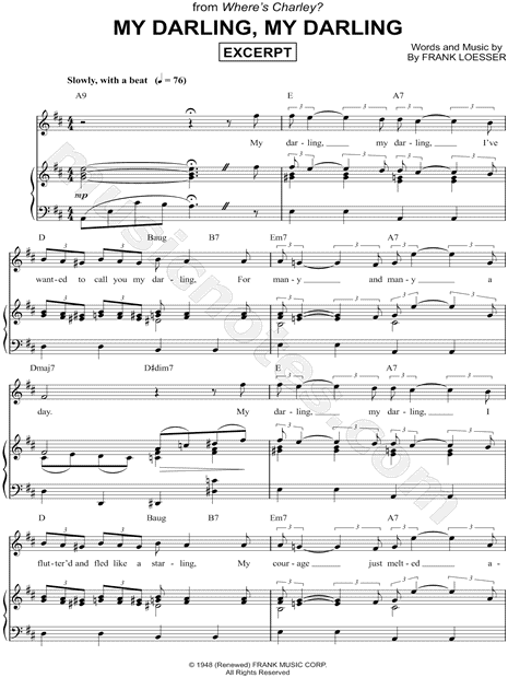 My Darling, My Darling [Excerpt]