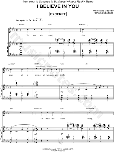 I Believe in You [Excerpt]