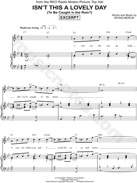 Isn't This a Lovely Day (To Be Caught in the Rain?) [Excerpt]