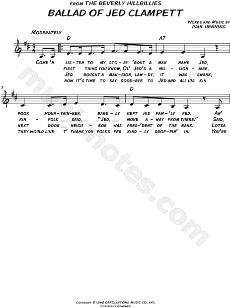 Ballad of Jed Clampett
