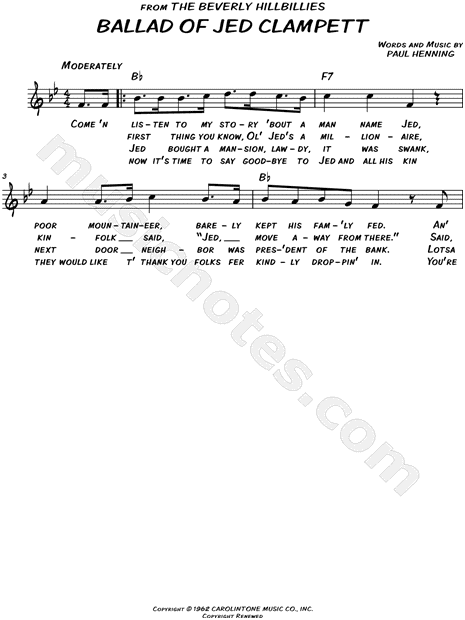 Ballad of Jed Clampett