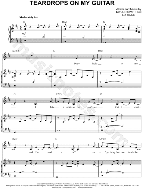 Teardrops on My Guitar