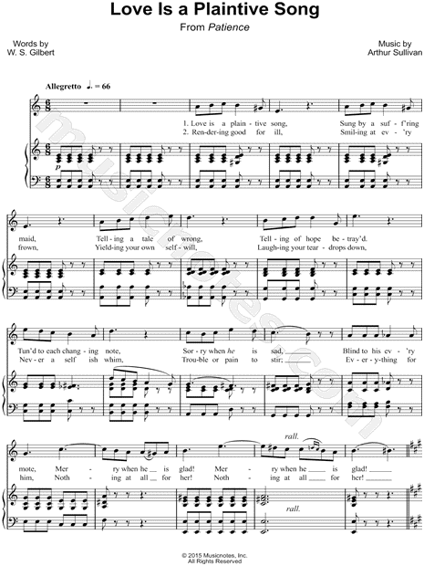 Love is a Plaintive Song