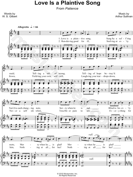 Love is a Plaintive Song