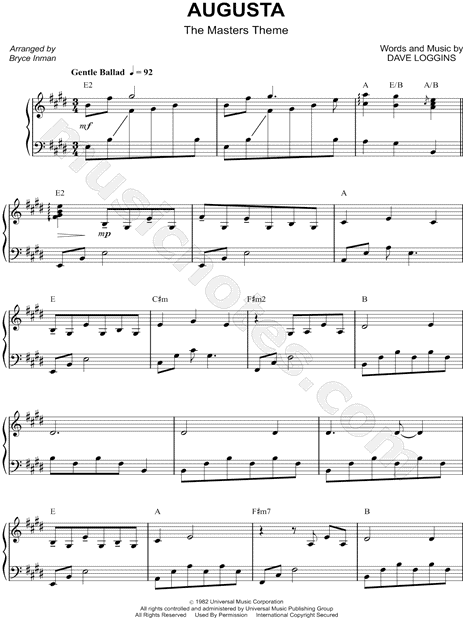 Augusta - The Masters Theme