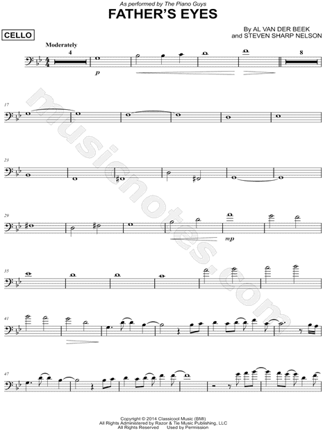Father's Eyes - Cello