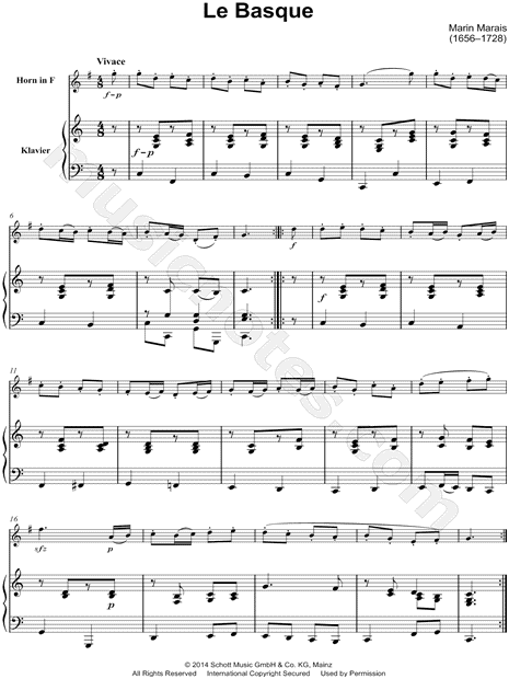 Le Basque - French Horn & Piano