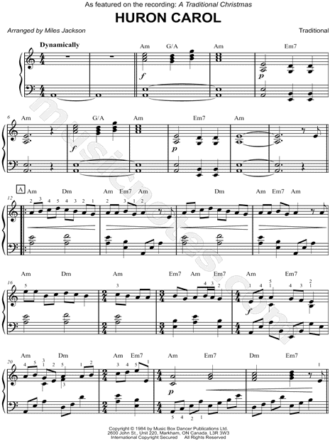 Huron Carol