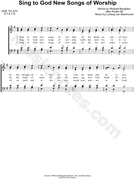 Sing to God New Songs of Worship