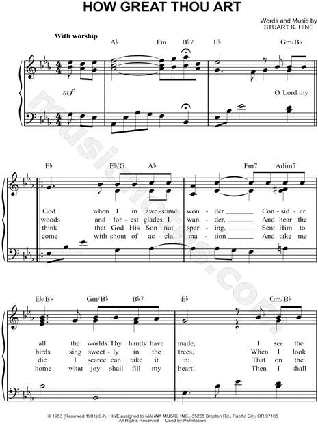 How Great Thou Art