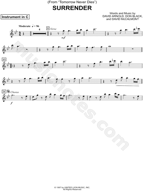 Surrender - C Instrument