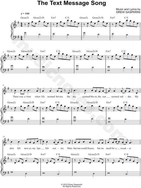 The Text Message Song