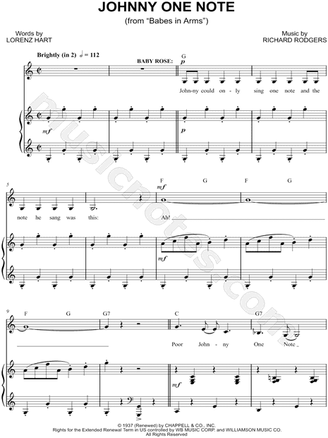 Johnny One Note