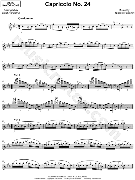 24 Caprices, Op. 1: XXIV. Quasi presto