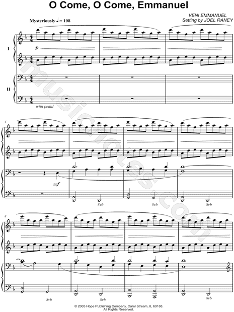 O Come, O Come, Emmanuel