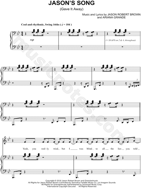 Jason's Song (Gave It Away)