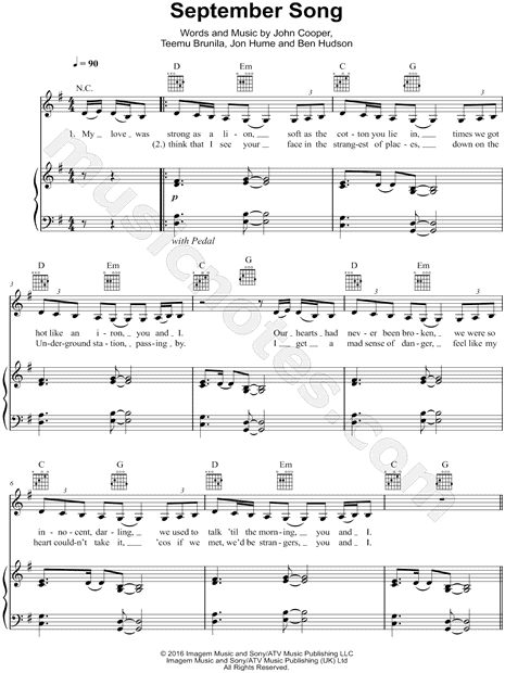 September Song