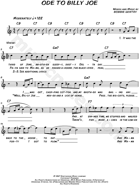 Ode to Billy Joe