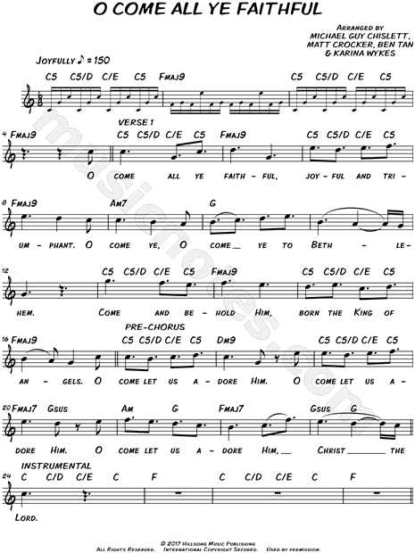 O Come All Ye Faithful