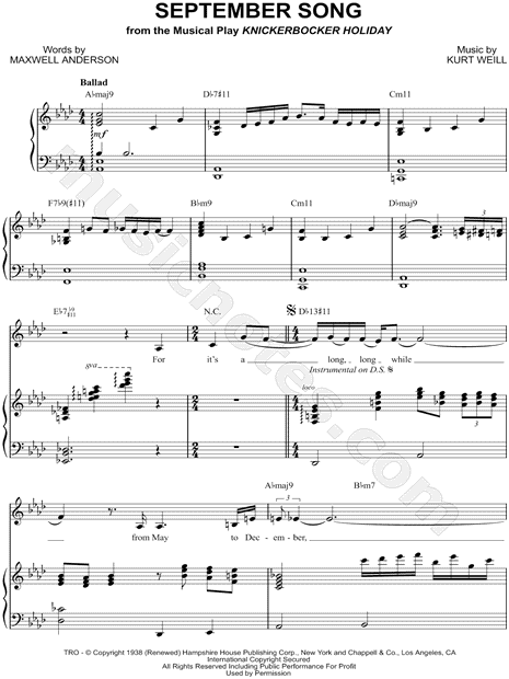 September Song