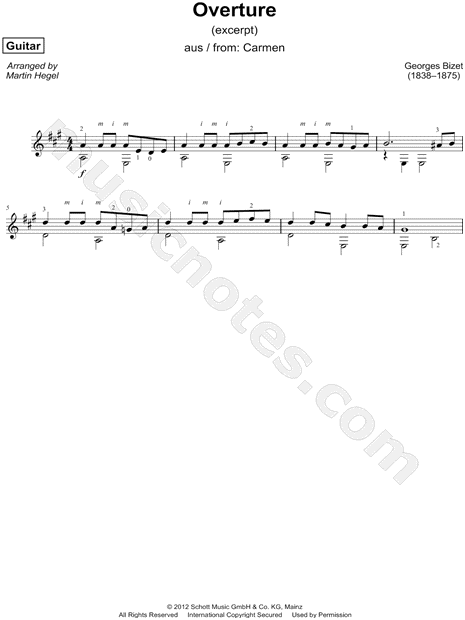 Overture from Carmen [excerpt]