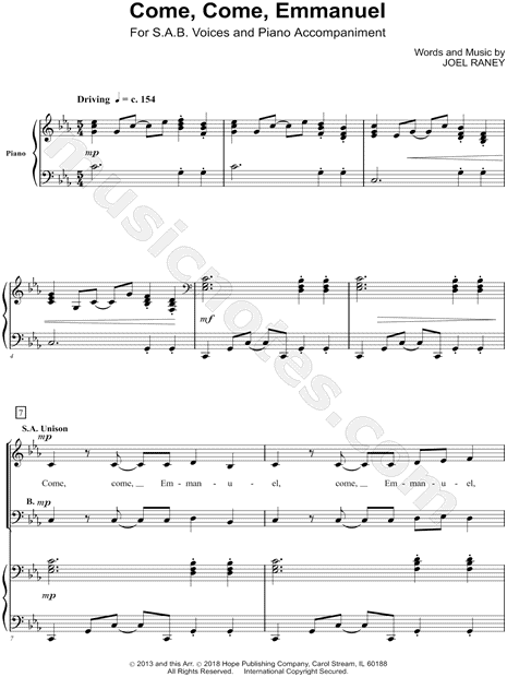 Come, Come, Emmanuel