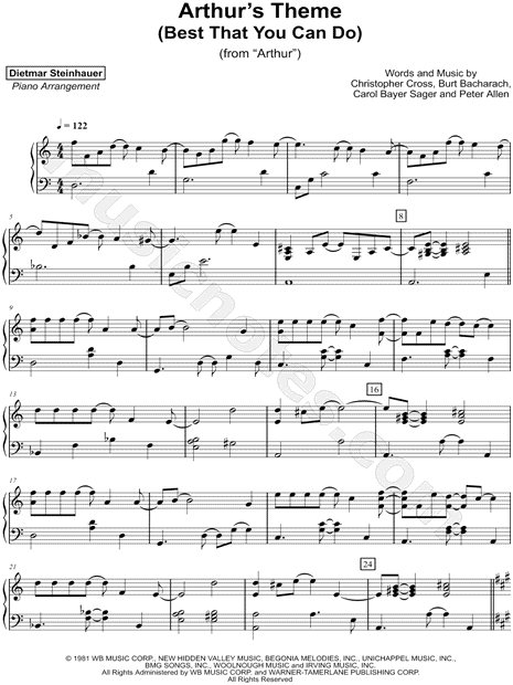 Arthur's Theme (Best That You Can Do)