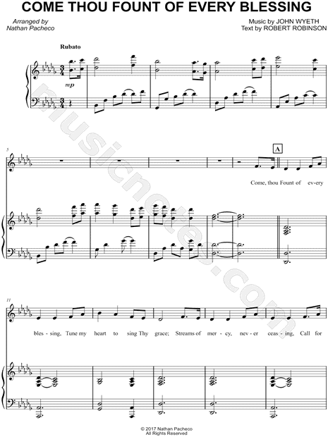 Come, Thou Fount of Every Blessing