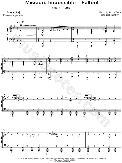 Mission: Impossible - Fallout (Main Theme)