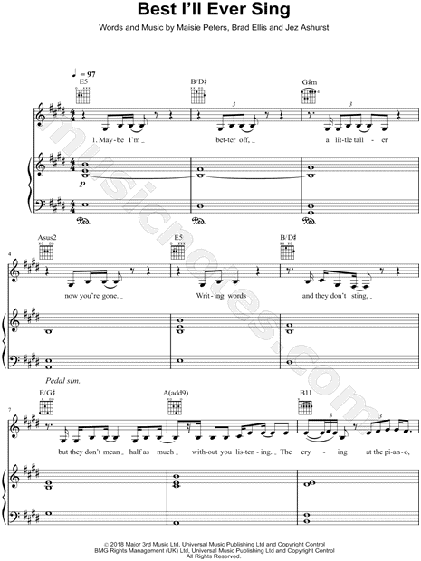 Best I'll Ever Sing