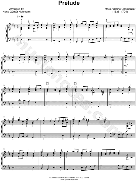 Prelude to the Te Deum