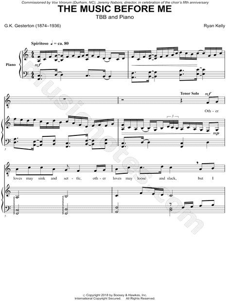 The Music Before Me