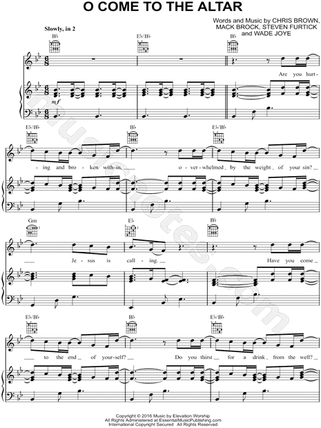 O Come to the Altar (Radio Version)