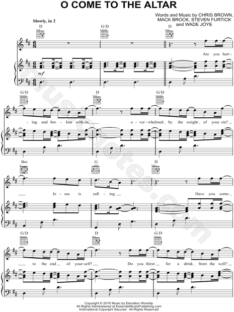O Come to the Altar (Radio Version)